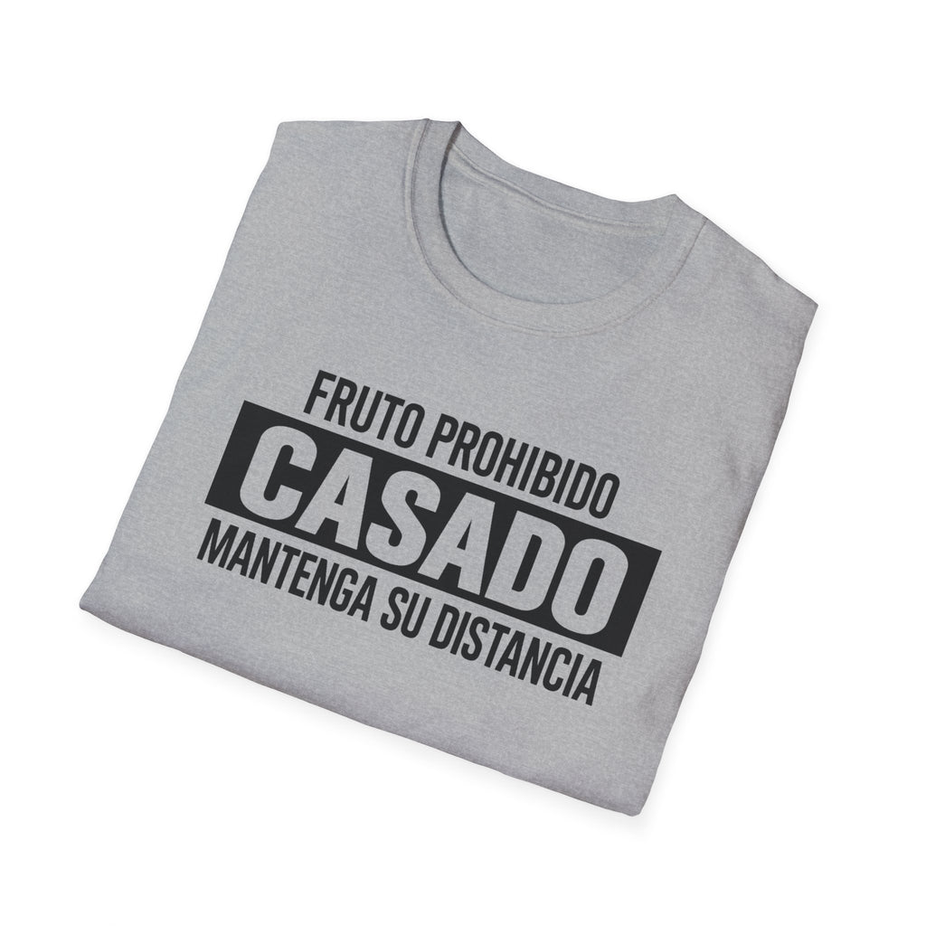 Camiseta Fruto Prohibido Casado Mantenga Su Distancia