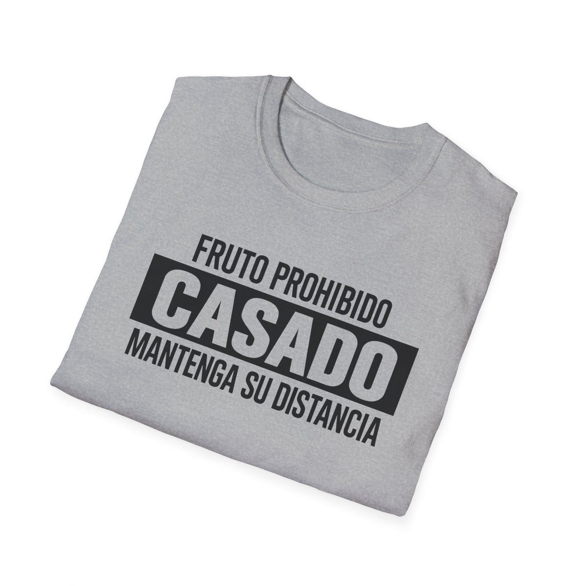 Camiseta Fruto Prohibido Casado Mantenga Su Distancia