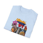 Venezuela Vintage Travel T-Shirt — Arepa, Angel Falls & Floral Retro Tee