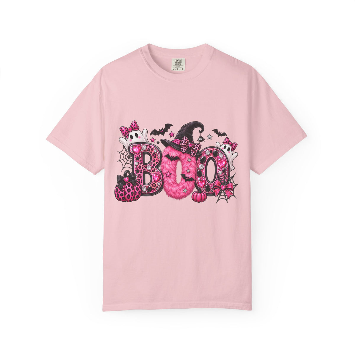 Camiseta unisex teñida en prenda Pink BOO!