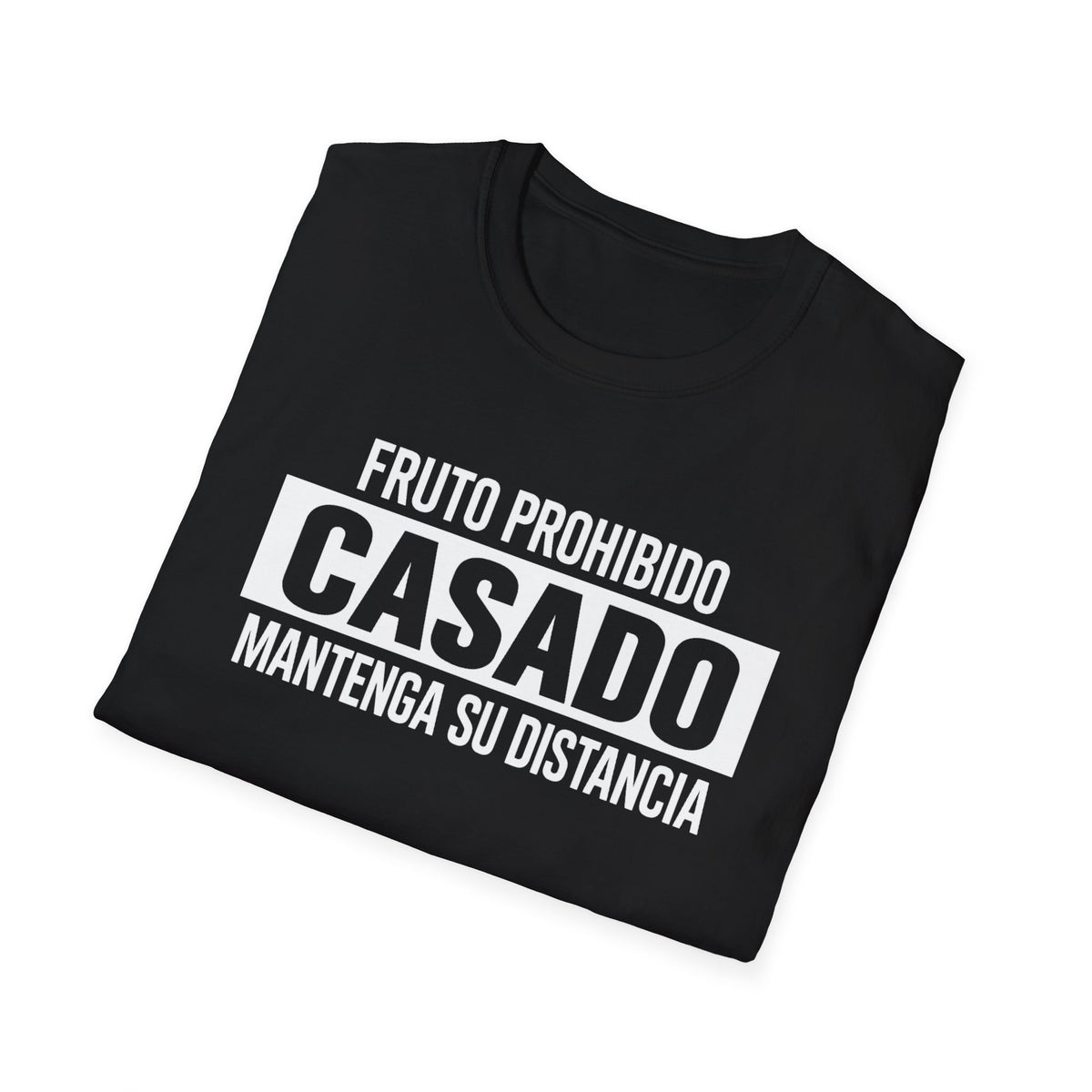 Camiseta Fruto Prohibido Casado Mantenga Su Distancia