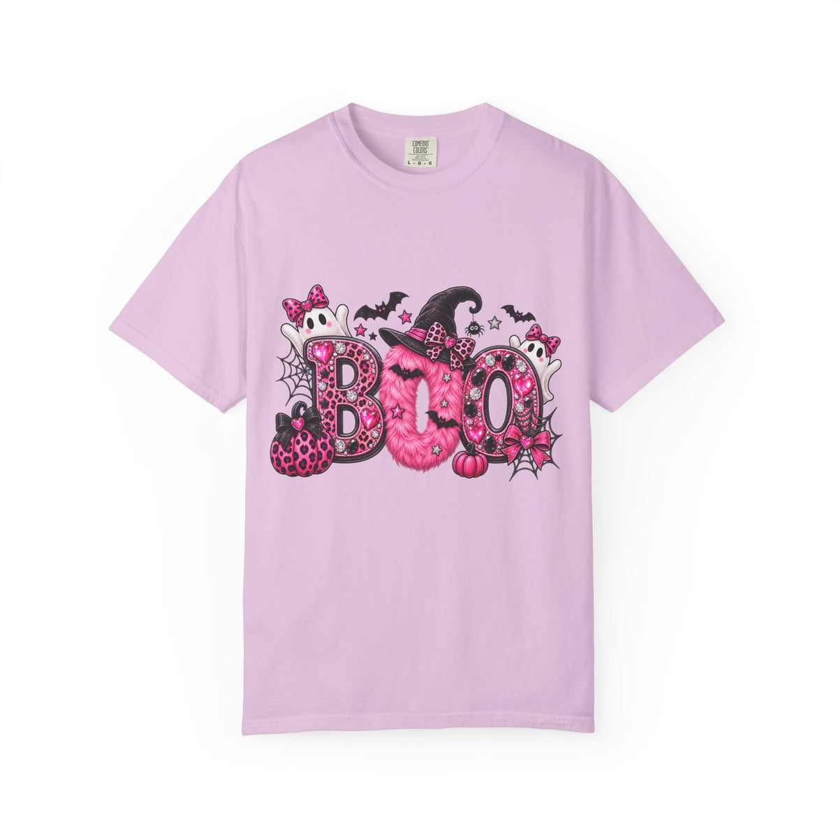 Camiseta unisex teñida en prenda Pink BOO!