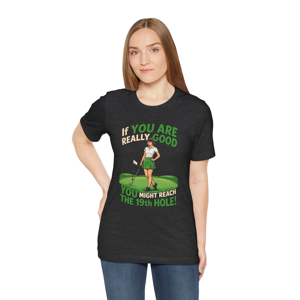 Golf 19th Hole BELLA+CANVA 3001 LADIES JERSEY T-Shirt