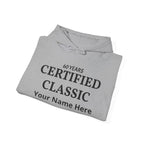 60 Years Certified Classic Personalized Hoodie
