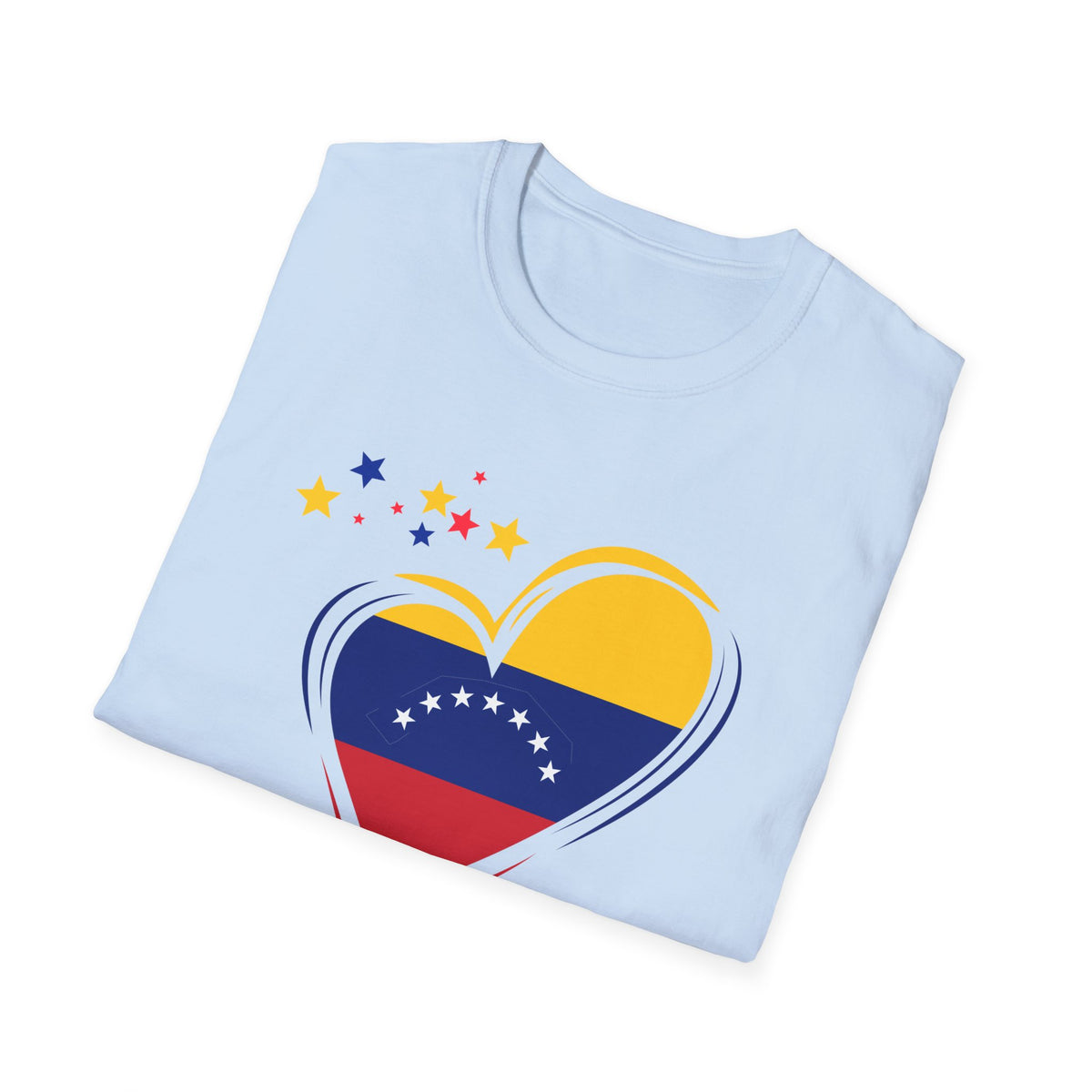 Venezuela Heart Flag T-Shirt — Patriotic Venezuelan Pride Tee