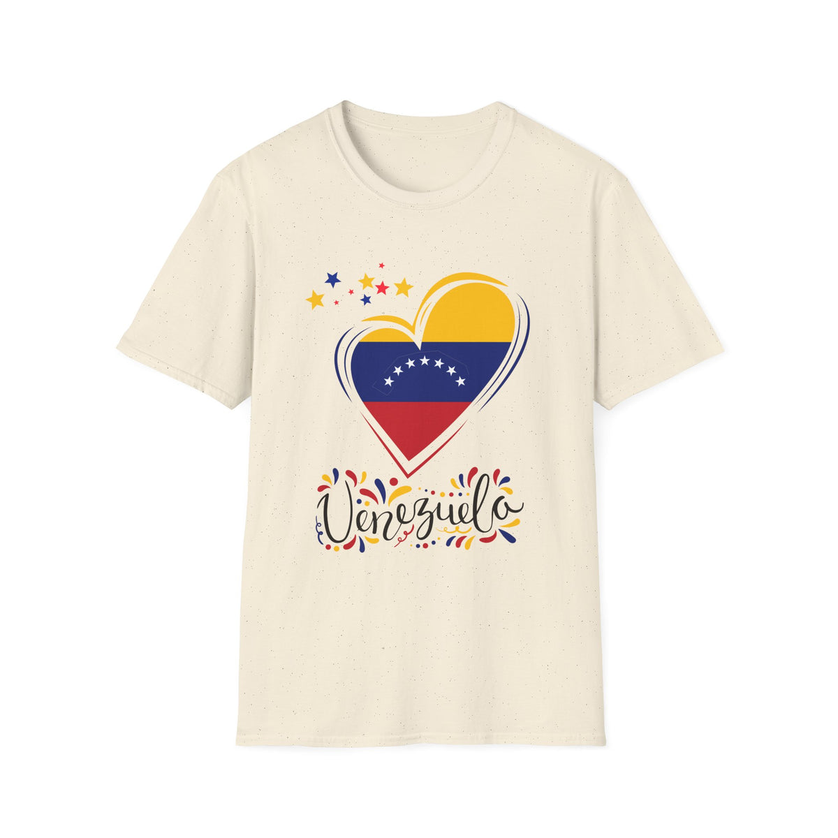 Venezuela Heart Flag T-Shirt — Patriotic Venezuelan Pride Tee