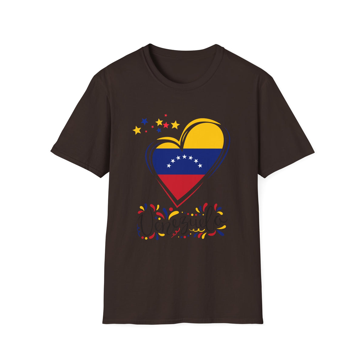 Venezuela Heart Flag T-Shirt — Patriotic Venezuelan Pride Tee