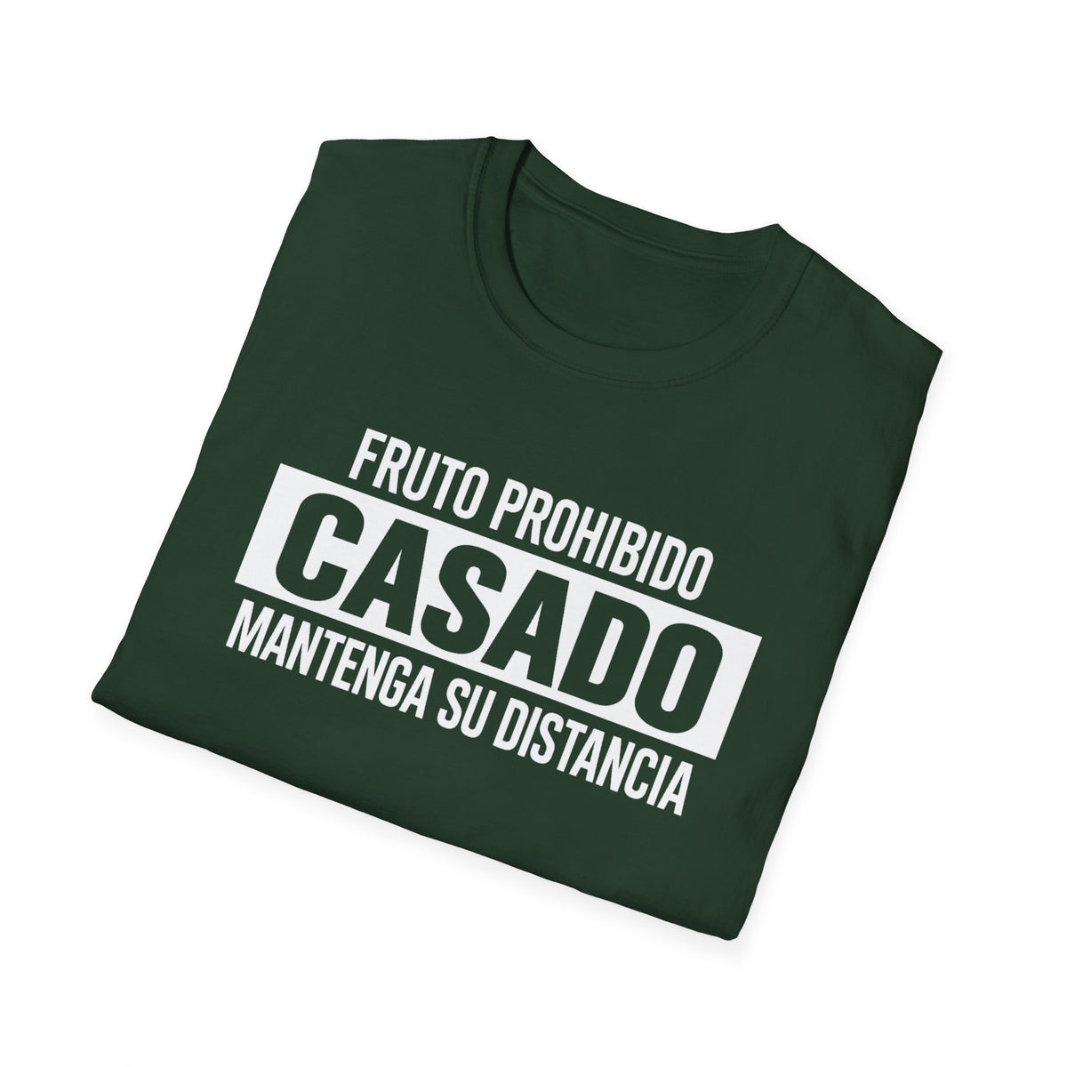 Camiseta Fruto Prohibido Casado Mantenga Su Distancia