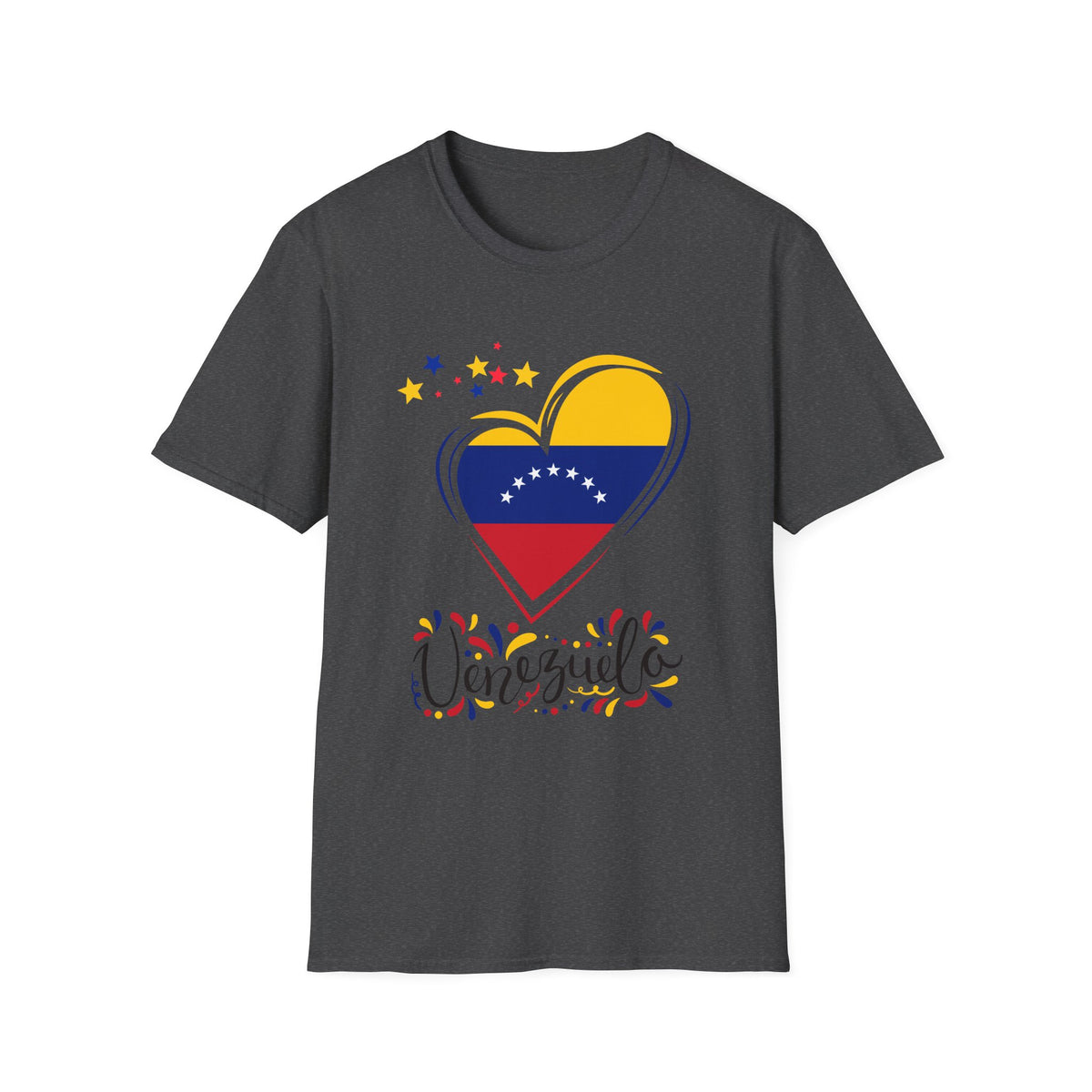 Venezuela Heart Flag T-Shirt — Patriotic Venezuelan Pride Tee