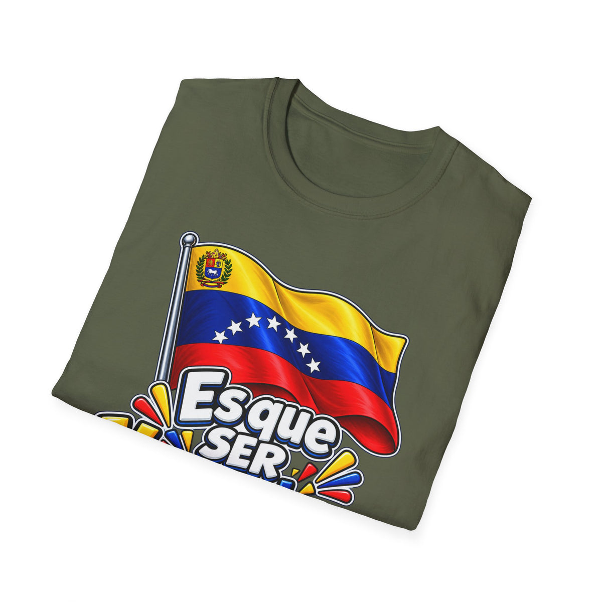 Venezolano Arrecho Flag T-Shirt — Esque Ser Venezolano es Arrecho Graphic Tee