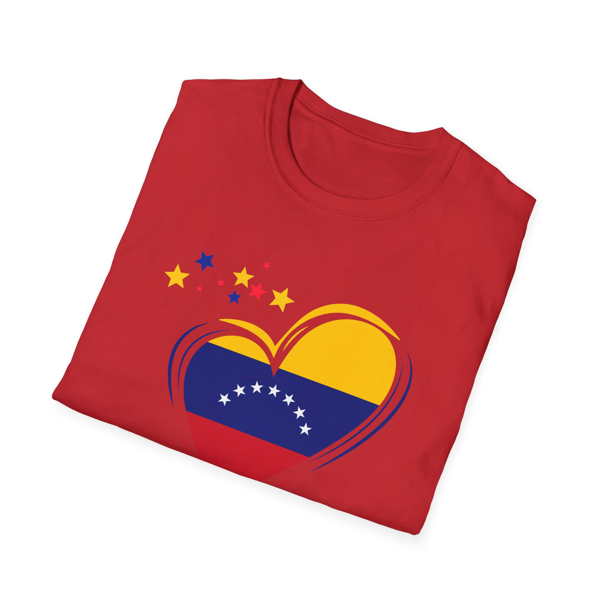 Venezuela Heart Flag T-Shirt — Patriotic Venezuelan Pride Tee