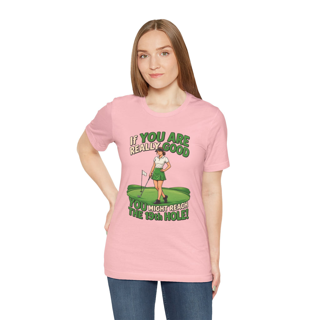Golf 19th Hole BELLA+CANVA 3001 LADIES JERSEY T-Shirt