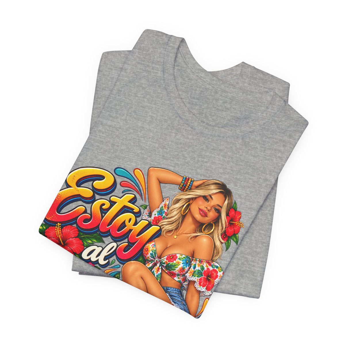 Estoy al Garete-Rubia BELLA+CANVA 3001 UNISEX JERSEY T-Shirt