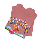 Never Underestimate a Lady Who Plays Golf T-Shirt