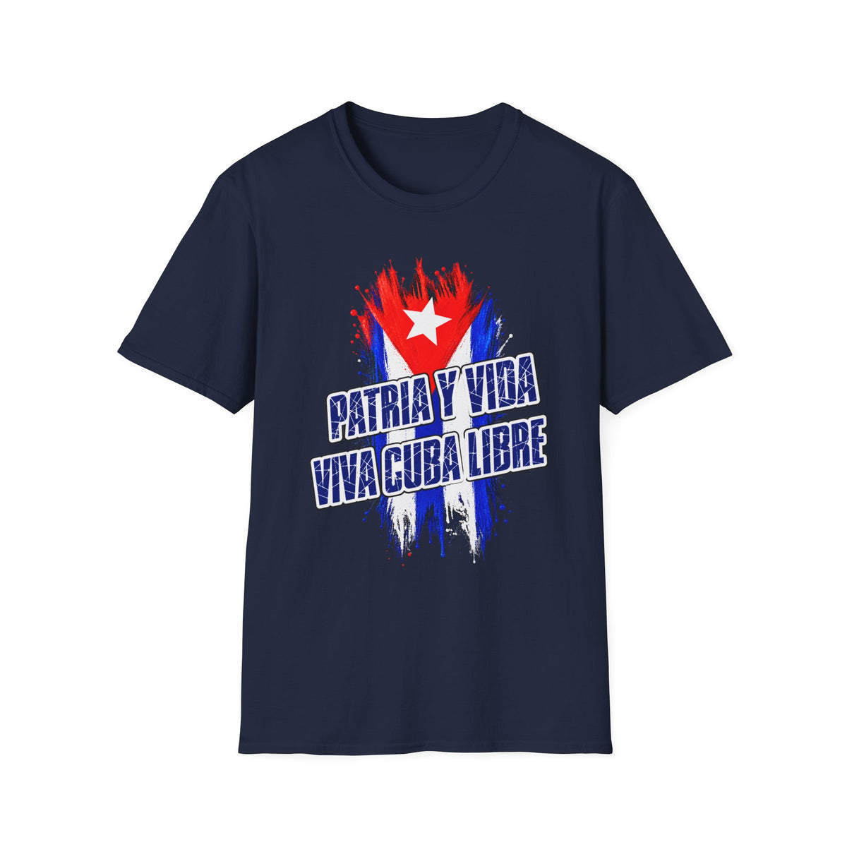 Patria y Vida Viva Cuba Libre T-Shirt — Cuban Freedom Flag Tee