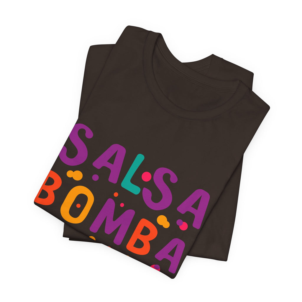 Salsa Bomba Plena Graphic Tee — Colorful Puerto Rican Music Dance Shirt