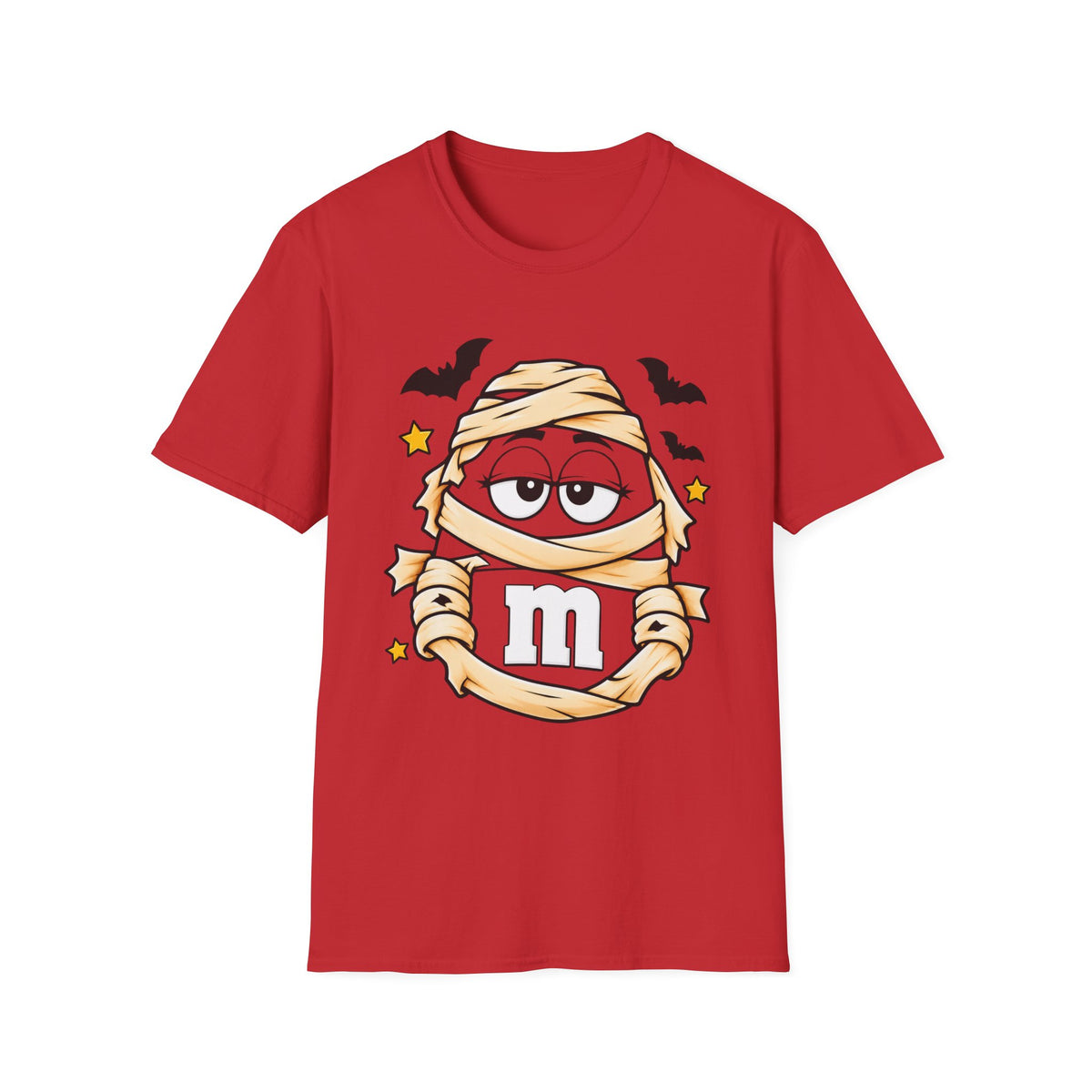 Mummy Halloween T-Shirt with Letter M Design