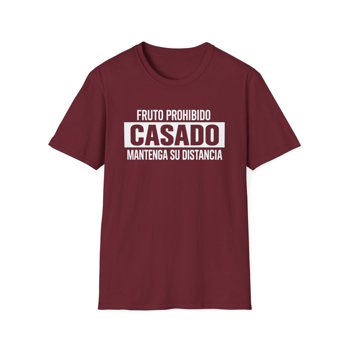 Camiseta Fruto Prohibido Casado Mantenga Su Distancia