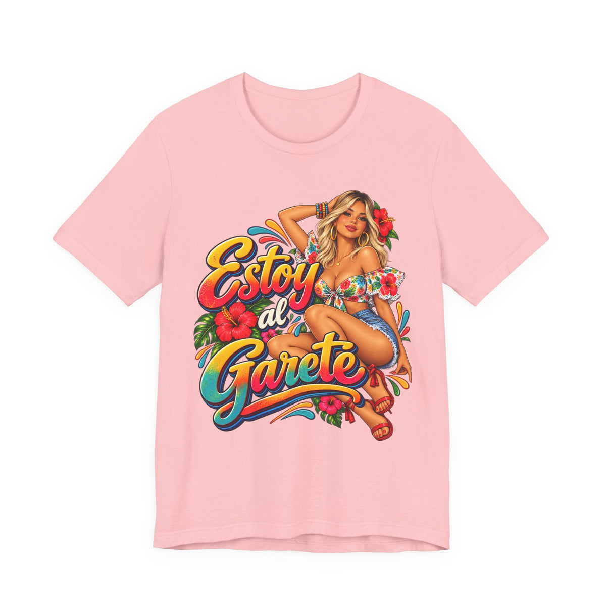 Camiseta UNISEX JERSEY BELLA+CANVA 3001 Estoy al Garete-Rubia