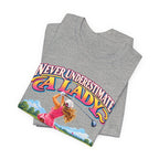 Never Underestimate a Lady Who Plays Golf T-Shirt