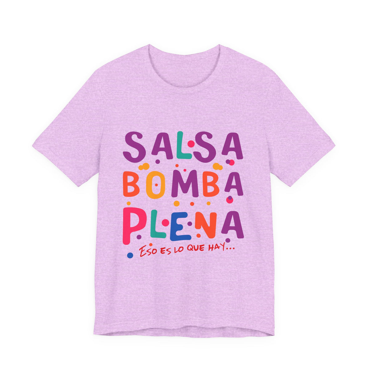 Salsa Bomba Plena Graphic Tee — Colorful Puerto Rican Music Dance Shirt