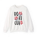 Puerto Rico 'BORICUA' Maga Flower Crewneck Sweatshirt