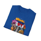 Venezuela Vintage Travel T-Shirt — Arepa, Angel Falls & Floral Retro Tee