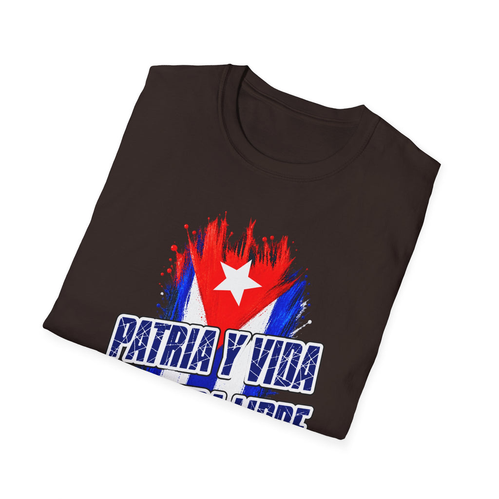Patria y Vida Viva Cuba Libre T-Shirt — Cuban Freedom Flag Tee