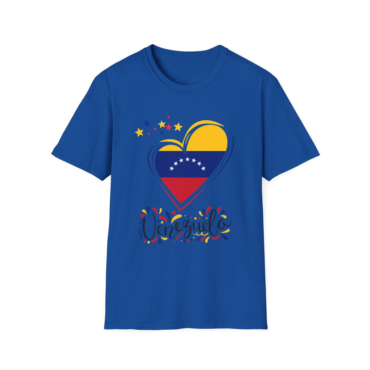 Venezuela Heart Flag T-Shirt — Patriotic Venezuelan Pride Tee