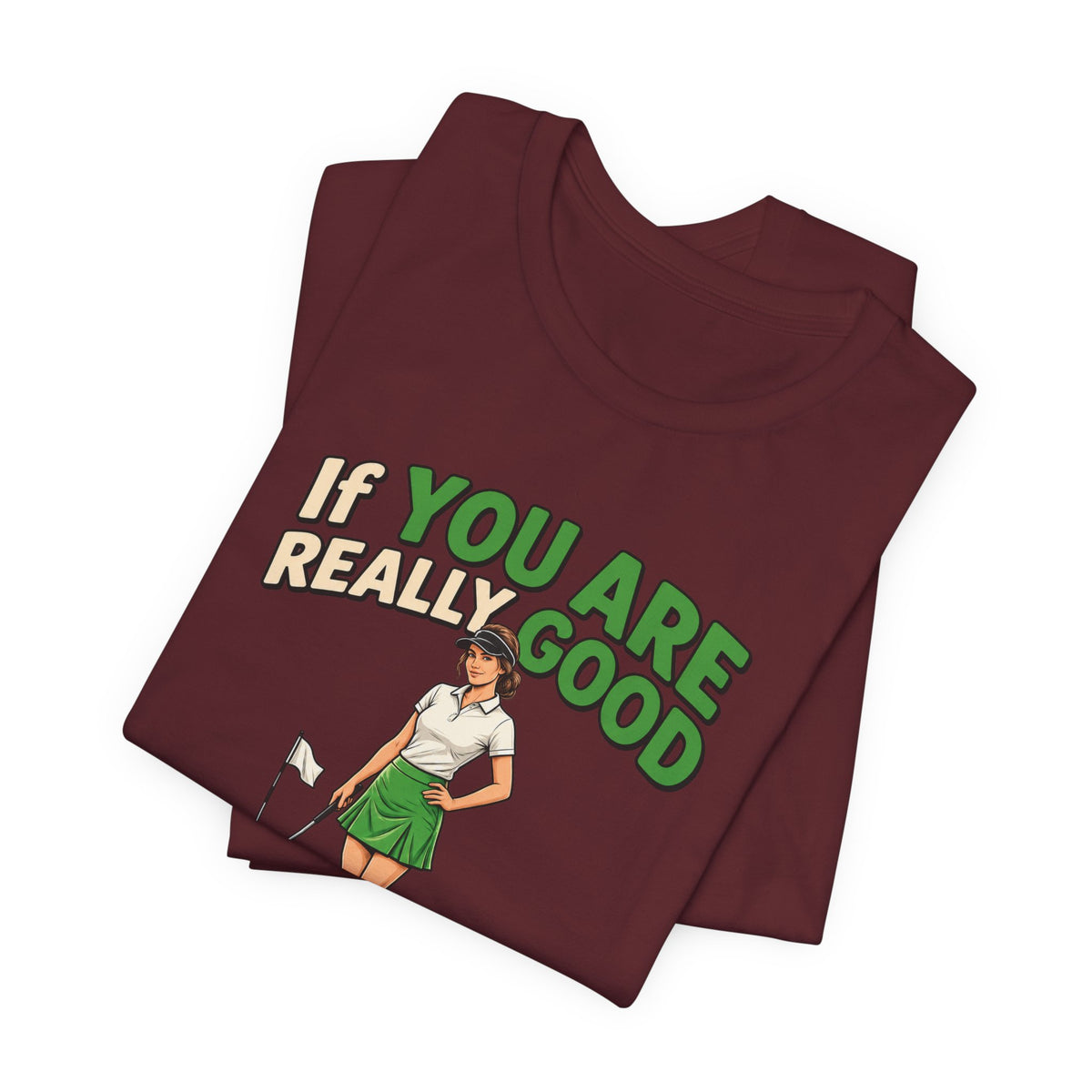 Golf 19th Hole BELLA+CANVA 3001 LADIES JERSEY T-Shirt