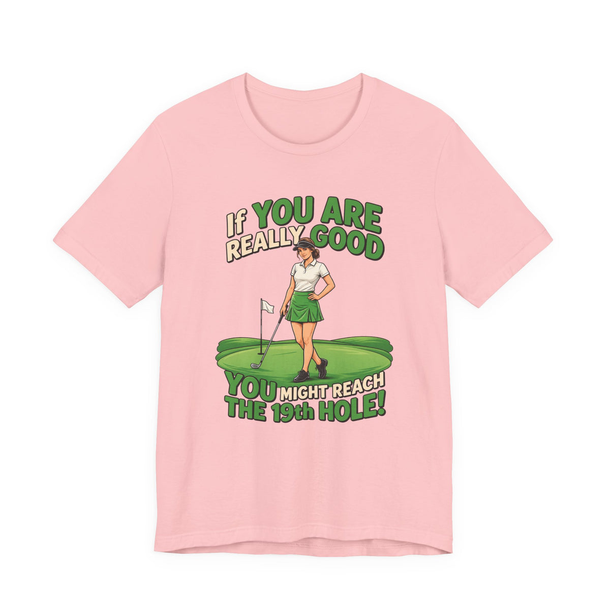 Golf 19th Hole BELLA+CANVA 3001 LADIES JERSEY T-Shirt
