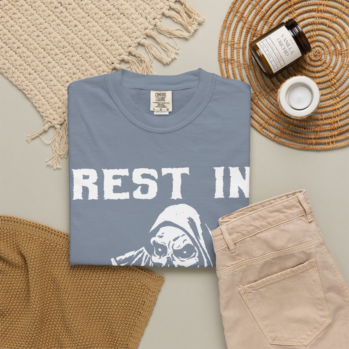 Rest in Pieces Grim Reaper T-Shirt