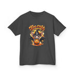 Camiseta infantil de Halloween — Diseño de murciélago y calabaza "Too Cute to Spook"