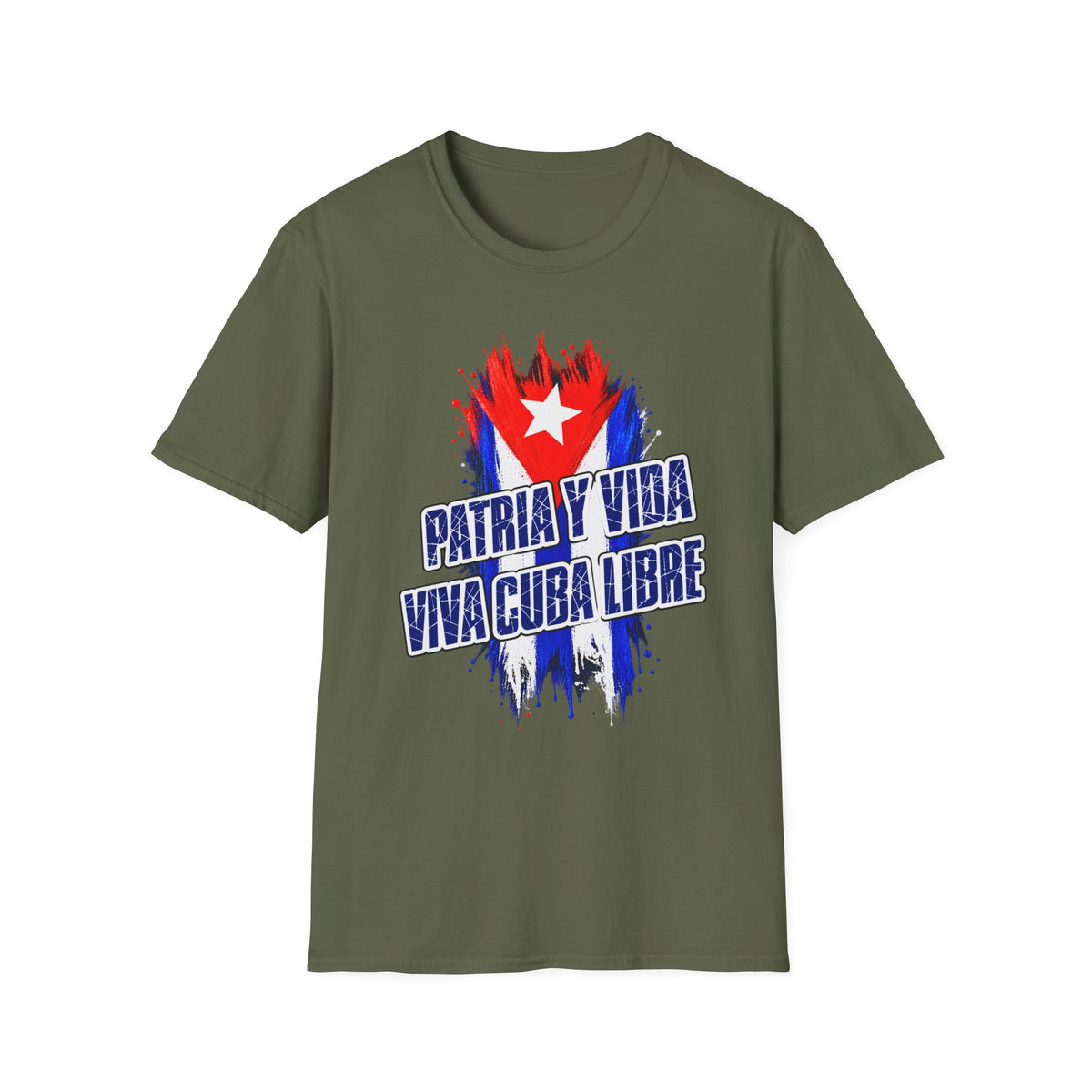 Patria y Vida Viva Cuba Libre T-Shirt — Cuban Freedom Flag Tee