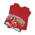 Never Underestimate a Lady Who Plays Golf T-Shirt