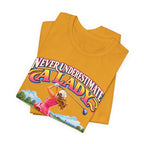 Never Underestimate a Lady Who Plays Golf T-Shirt