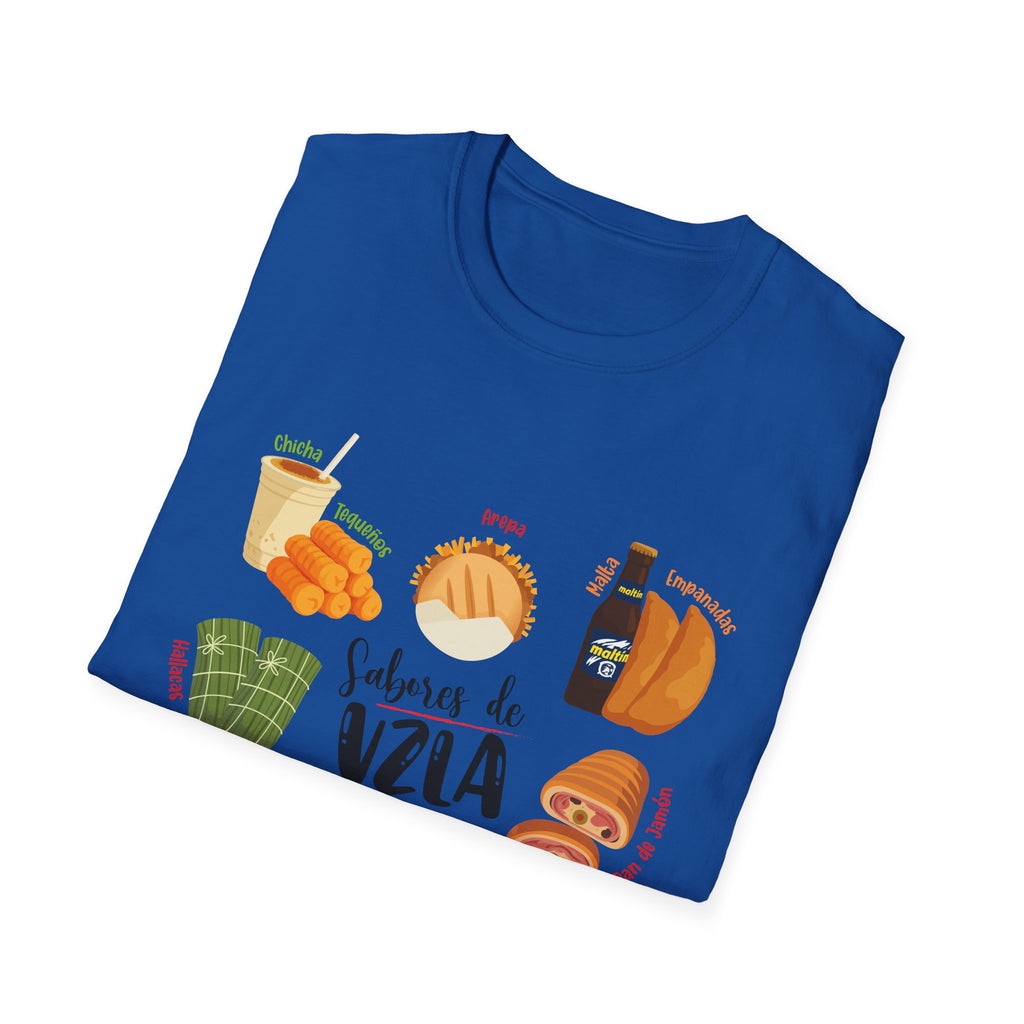 Venezuelan Foods T-Shirt - 'Sabores de Vzla' Illustrated Food Tee