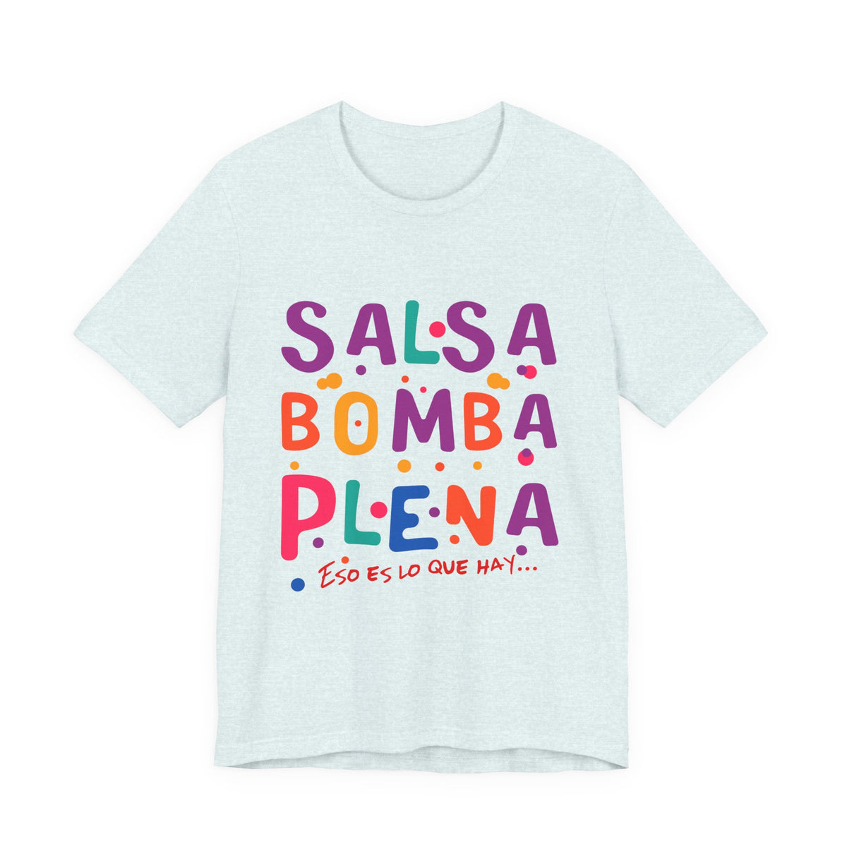 Salsa Bomba Plena Graphic Tee — Colorful Puerto Rican Music Dance Shirt