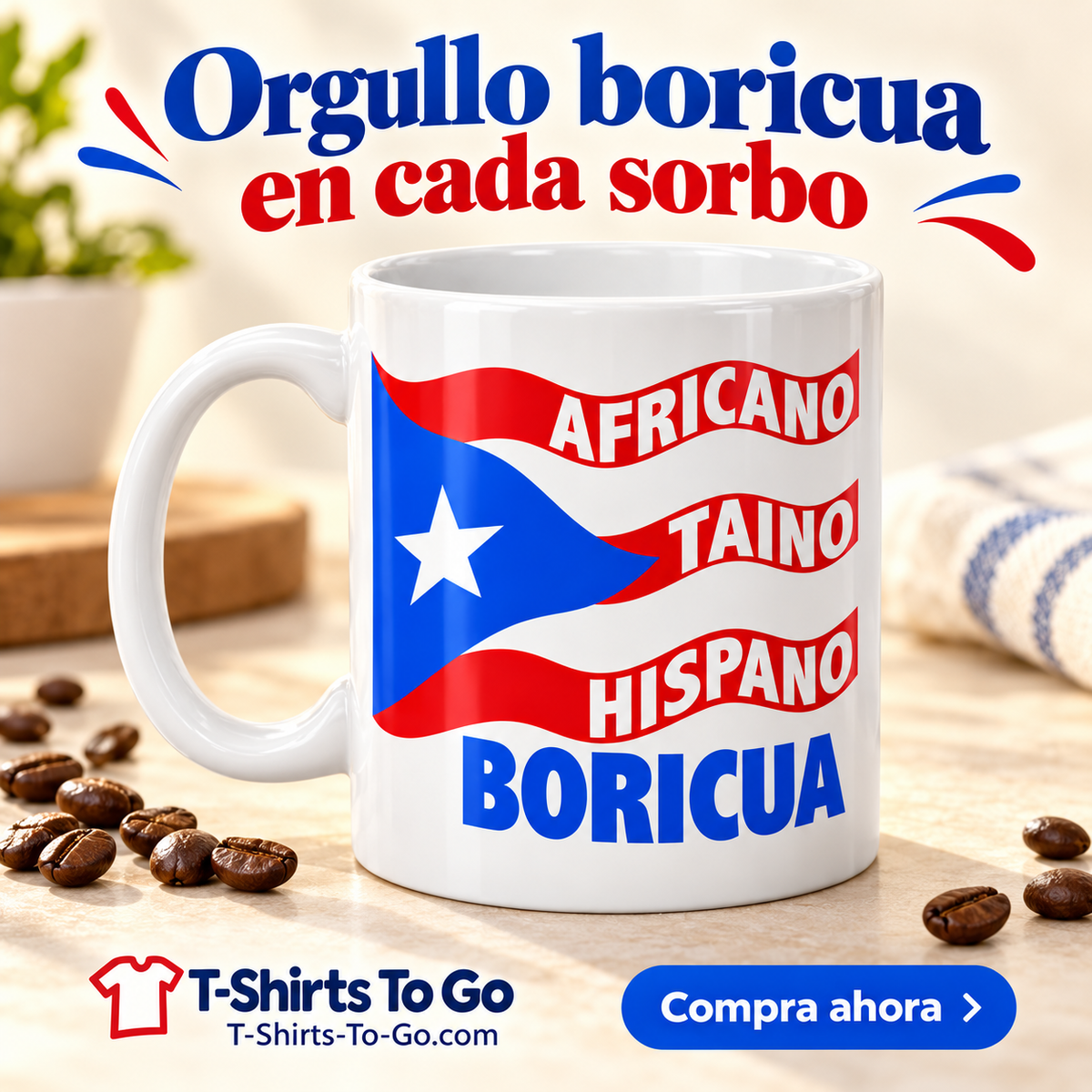 BORICUA-TAINO-HISPANO 11 Oz Coffee Mug