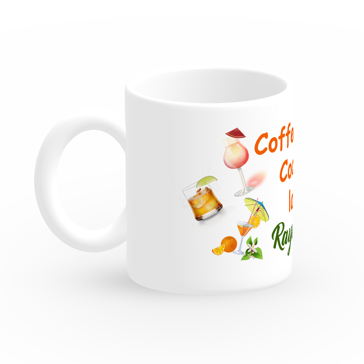 Coffee Now cocktails later 11 Oz Coffee Mug