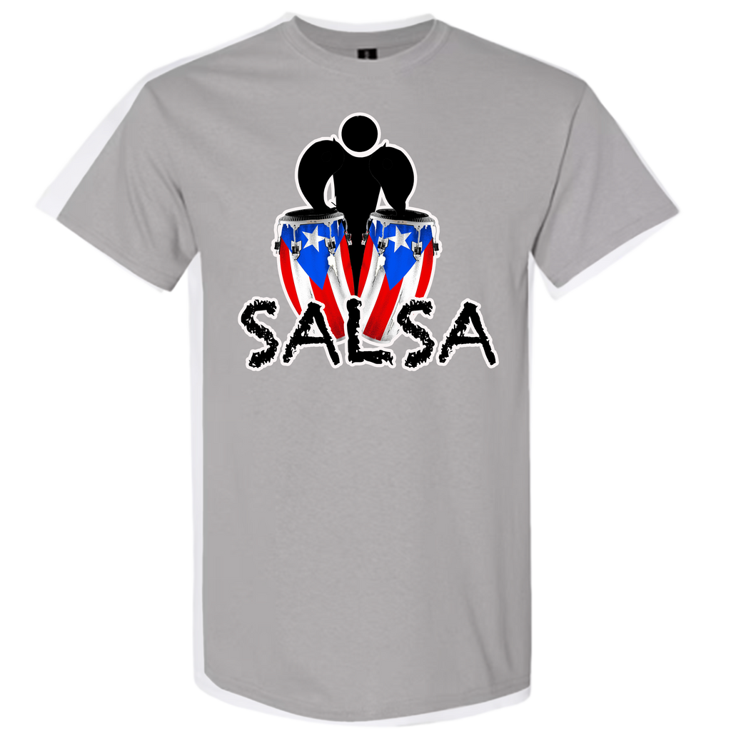Camiseta de conguero en salsa