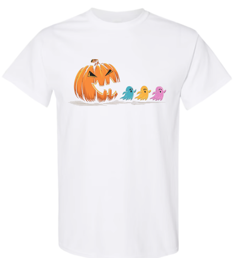 Camiseta de calabaza de Pac-Man