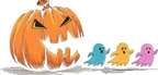 Camiseta de calabaza de Pac-Man