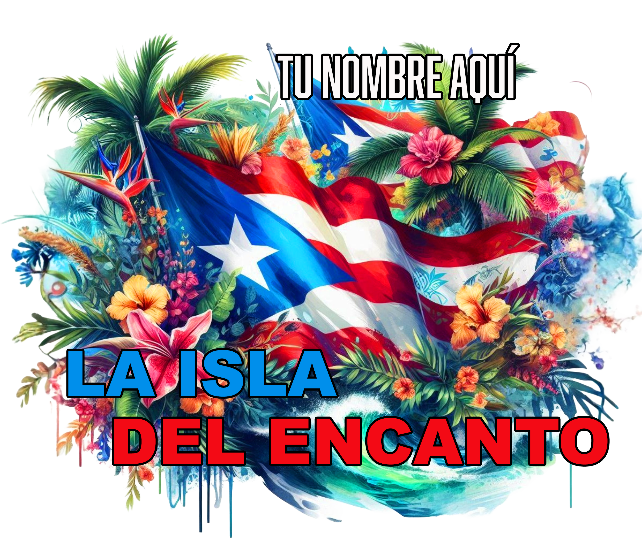 Puerto Rico Sports Water Bottle - Nine Styles