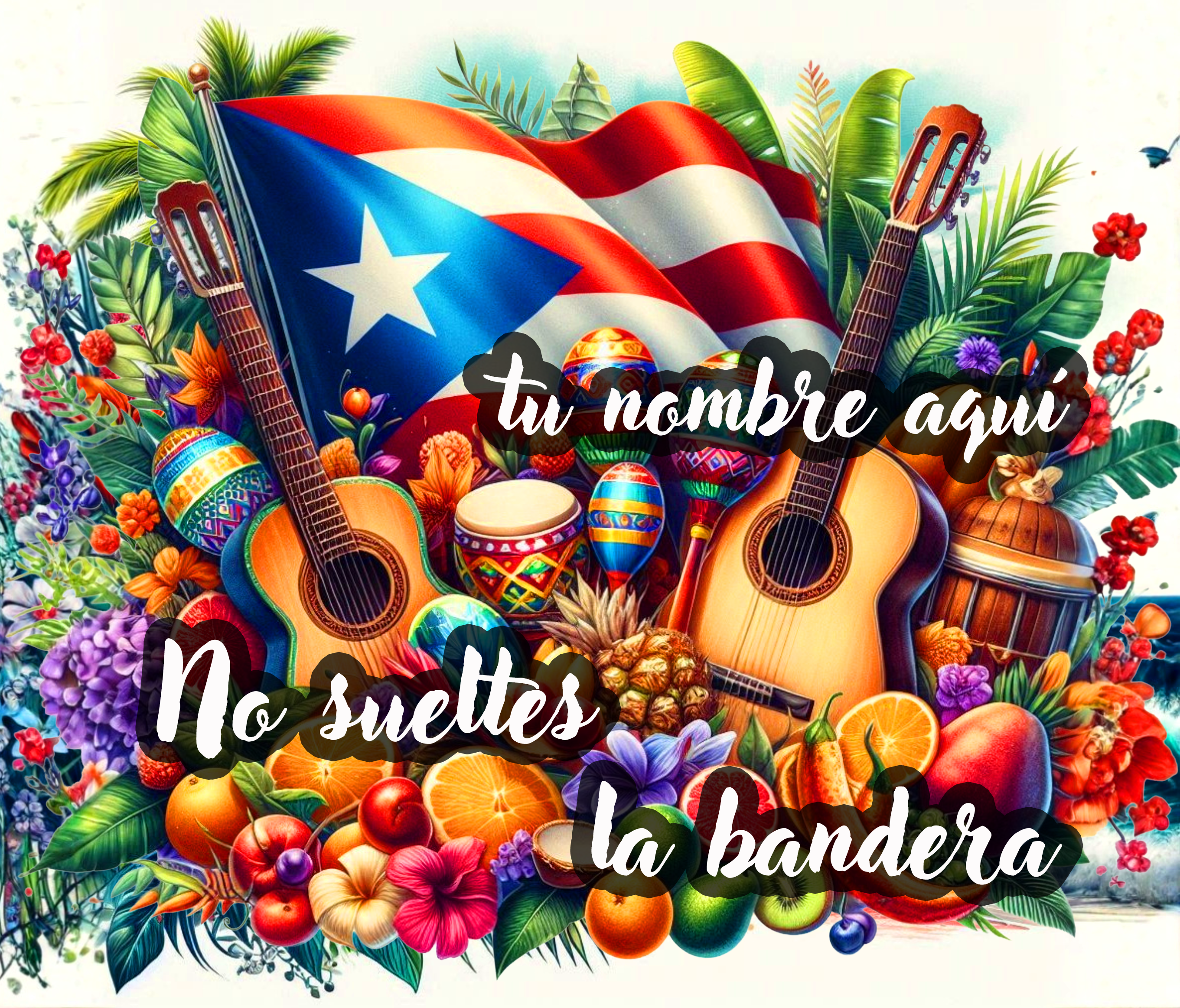 Puerto Rico Sports Water Bottle - Nine Styles