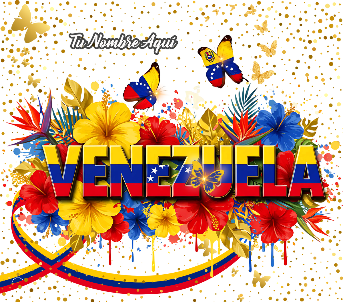 Venezuelan Patriotic Themes Sports Water Bottle - Eight Styles