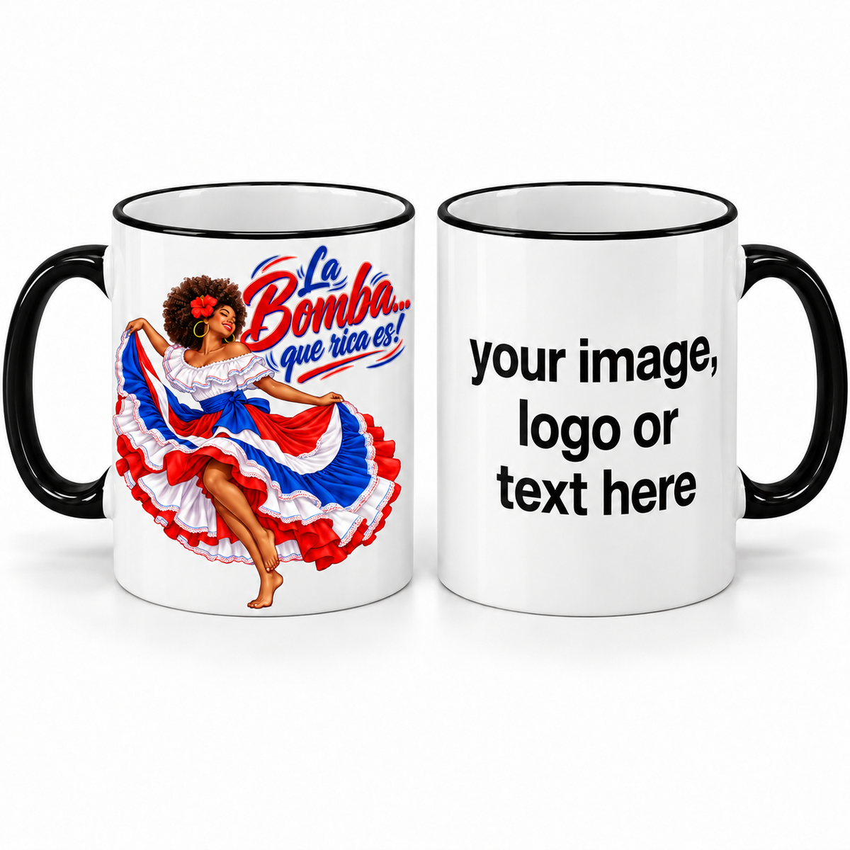 La Bomba-Afro-Color y Movimiento 11 Oz Coffee Mug