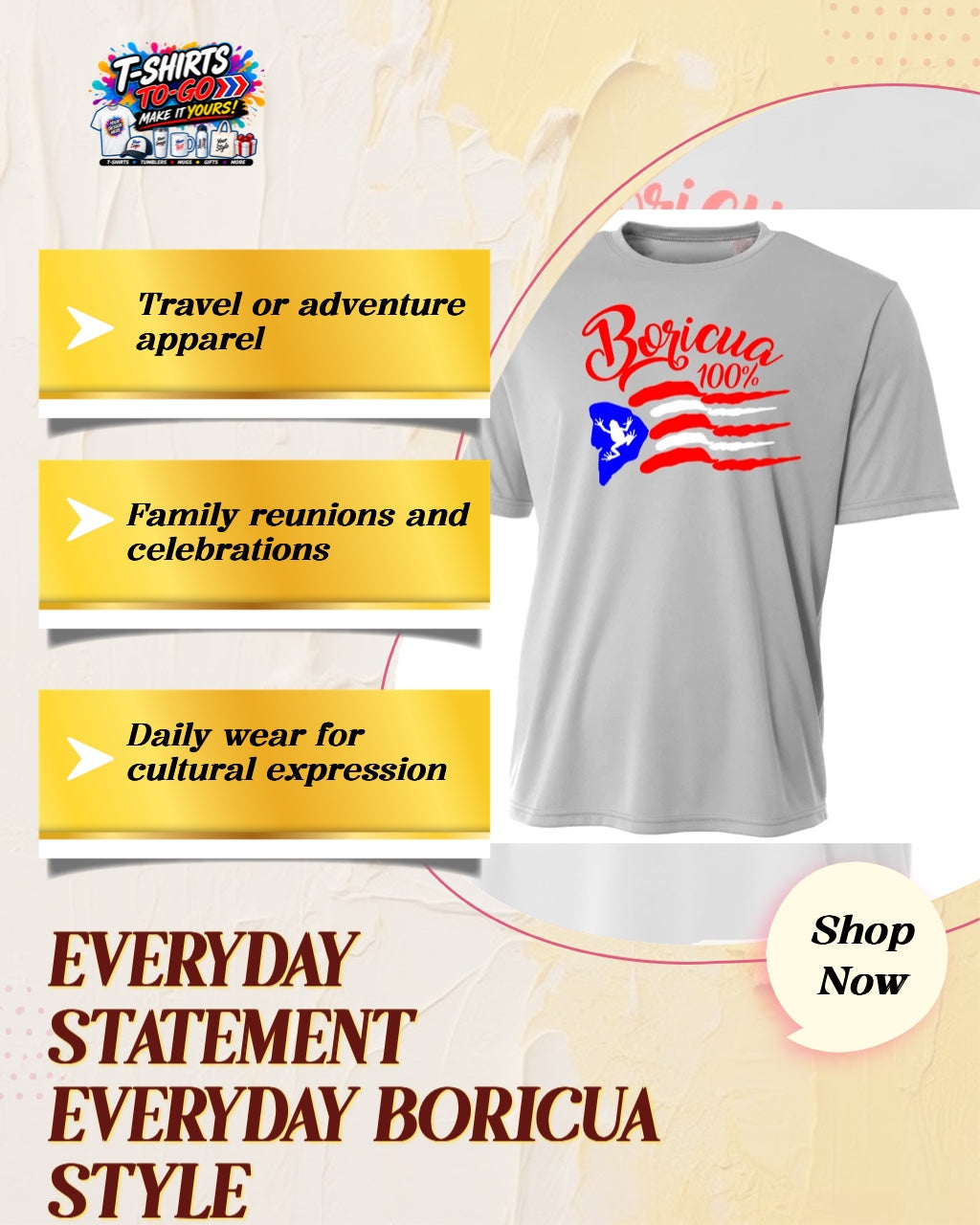 Boricua 100% Wavy Flag