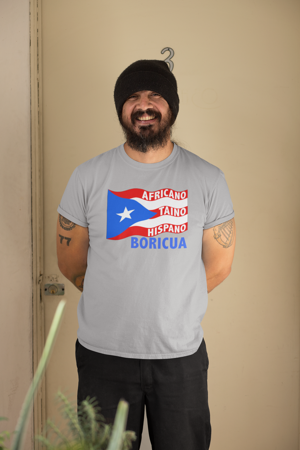 Camiseta Africano-Taíno-Hispana